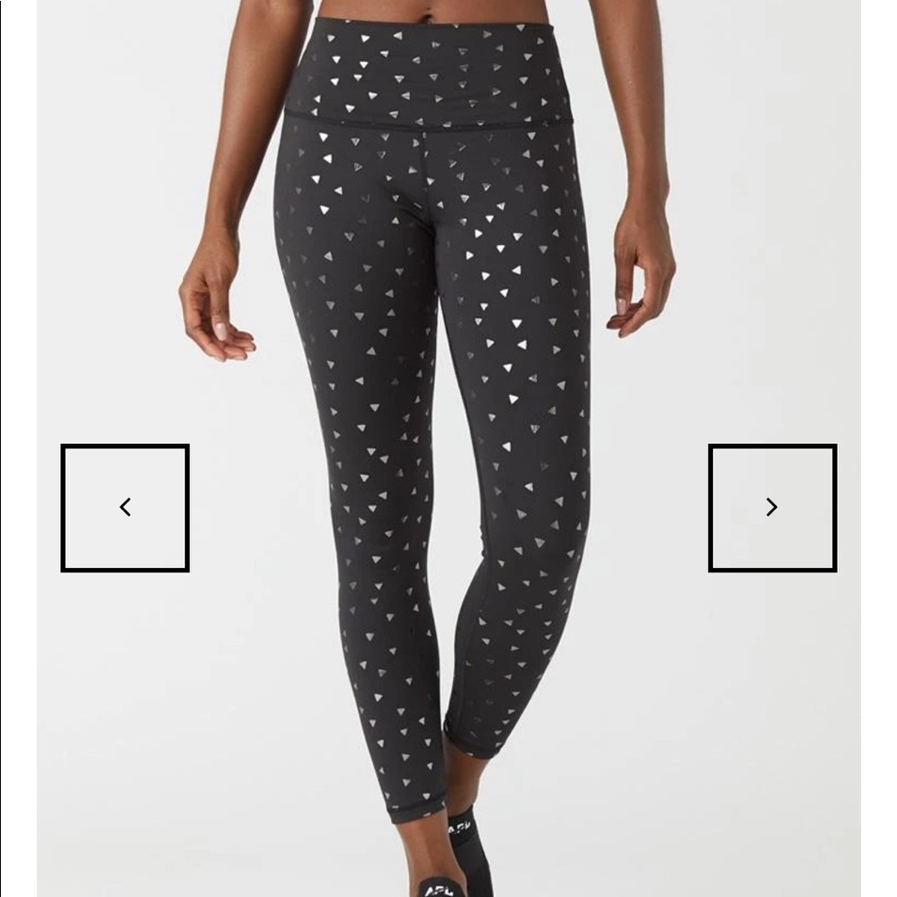 GLYDER POWER LEGGING: BLACK TRIANGLE XS NWT